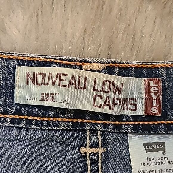 Levi's 525 vintage nouveau low capris size 12 - Picture 3 of 7